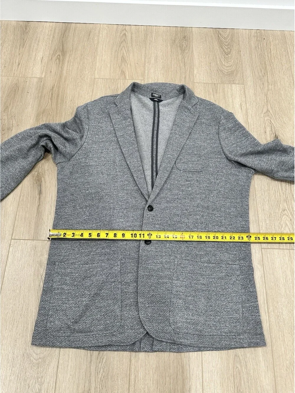 Faherty The Inlet Blazer Mens 2XLT Unstructured Cotton Light Grey
